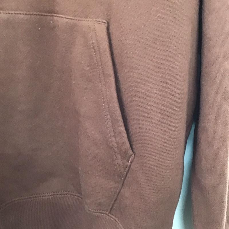 チャンピオン Campion パーカー 長袖 c3-w101 L 無地 茶 / ブラウン / brown メンズ USED 古着 中古 10157386