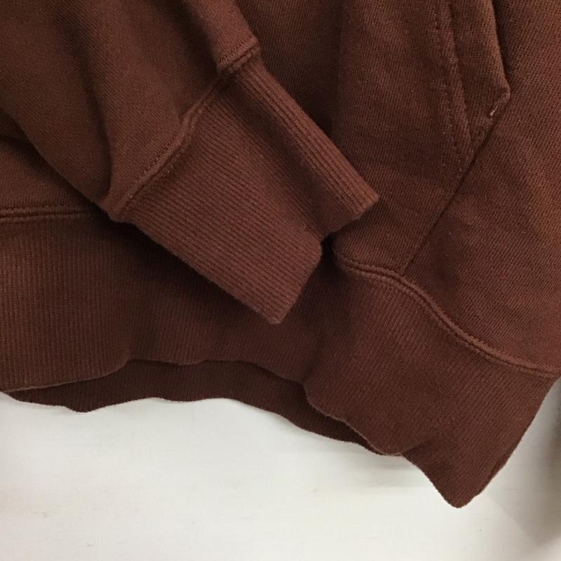チャンピオン Campion パーカー 長袖 c3-w101 L 無地 茶 / ブラウン / brown メンズ USED 古着 中古 10157386
