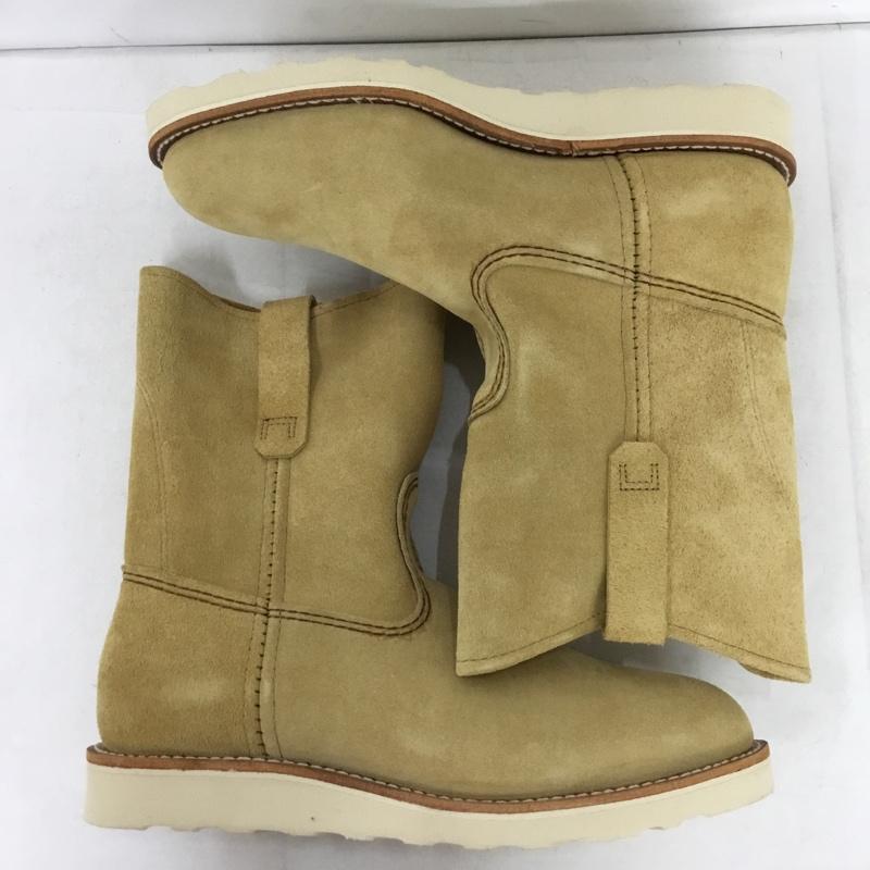 レッドウィング RED WING ブーツ 一般 8168 9-inch Pecos ペコスブーツ 8.5E 箱有 US：8.5 無地 ベージュ / ベージュ / beige メンズ USED 古着 中古 10157387