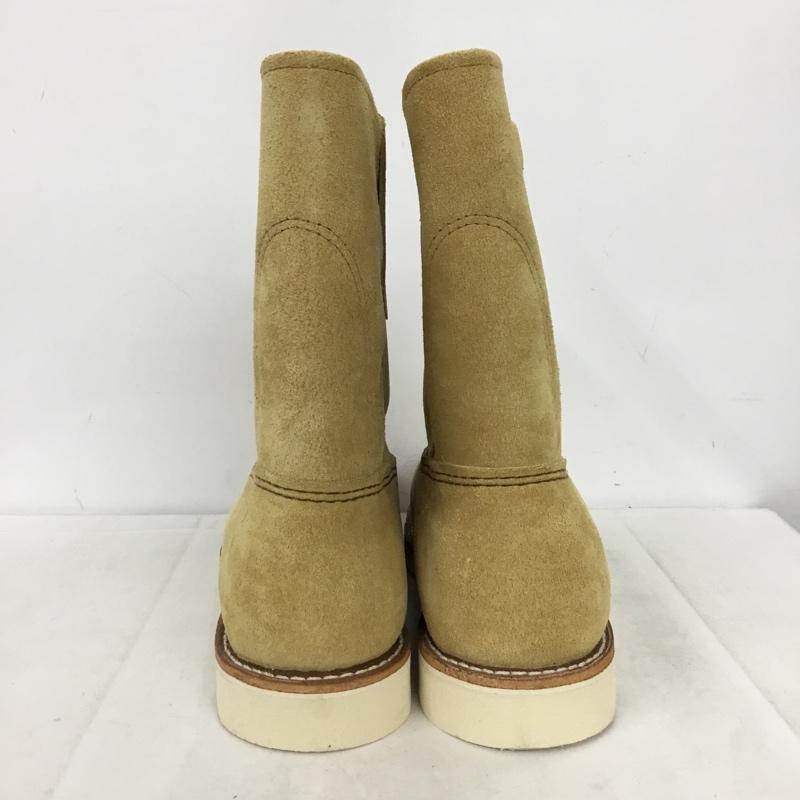 レッドウィング RED WING ブーツ 一般 8168 9-inch Pecos ペコスブーツ 8.5E 箱有 US：8.5 無地 ベージュ / ベージュ / beige メンズ USED 古着 中古 10157387