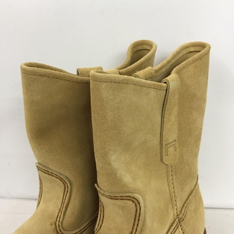 レッドウィング RED WING ブーツ 一般 8168 9-inch Pecos ペコスブーツ 8.5E 箱有 US：8.5 無地 ベージュ / ベージュ / beige メンズ USED 古着 中古 10157387