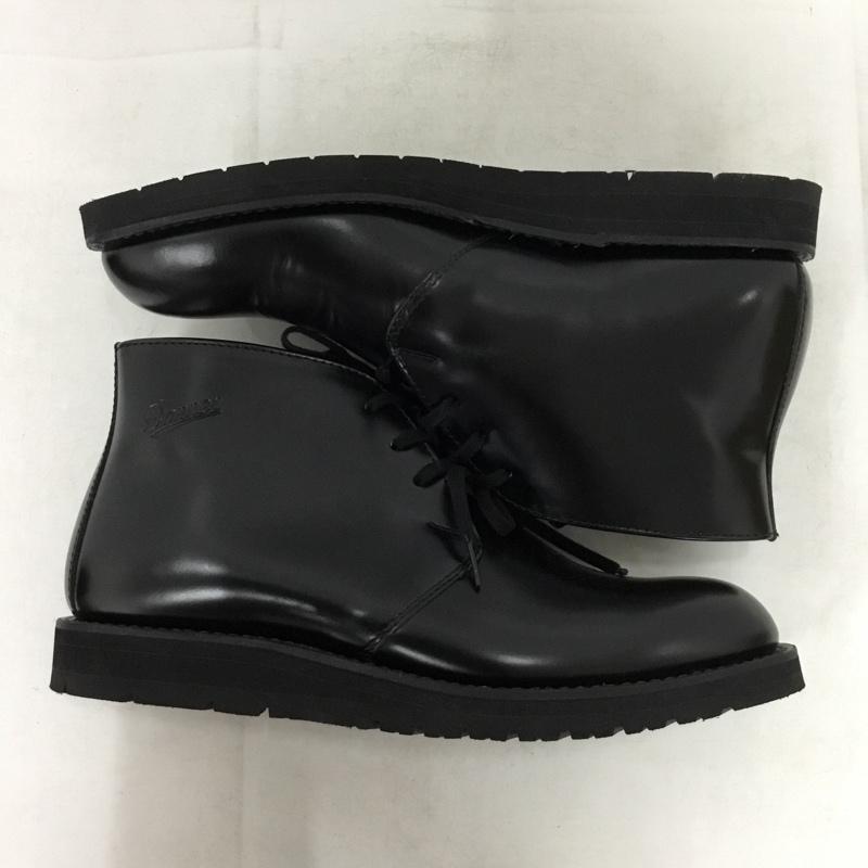 ダナー Danner ブーツ ショートブーツ D214302 POSTMAN BOOTS ポストマンブーツ 8.5 26.5cm 箱有 US：8.5 ロゴ、文字 黒 / ブラック / black メンズ USED 古着 中古 10157388