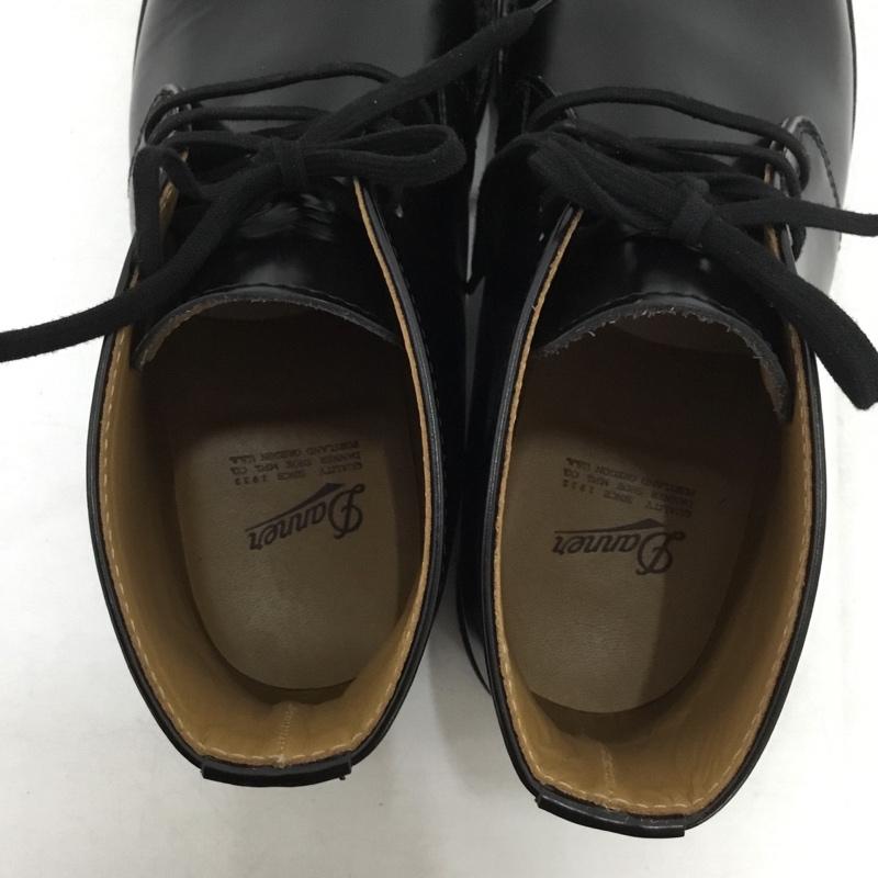 ダナー Danner ブーツ ショートブーツ D214302 POSTMAN BOOTS ポストマンブーツ 8.5 26.5cm 箱有 US：8.5 ロゴ、文字 黒 / ブラック / black メンズ USED 古着 中古 10157388