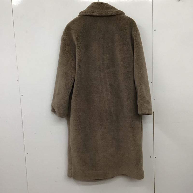 センスオブプレイス SENSEOFPLACE コート コート一般 ロングコートジャケット アウター FREE 無地 茶 / ブラウン / brown レディース USED 古着 中古 10157390