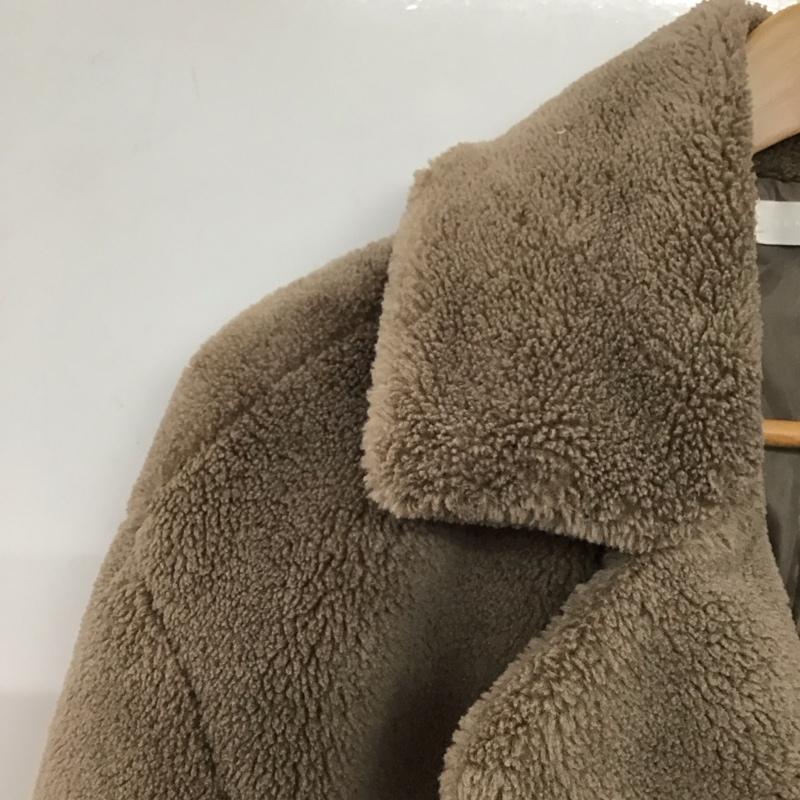 センスオブプレイス SENSEOFPLACE コート コート一般 ロングコートジャケット アウター FREE 無地 茶 / ブラウン / brown レディース USED 古着 中古 10157390