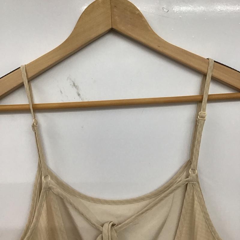 アルシーヴ archives ワンピース ロングスカート キャミワンピース フレアスカート ノースリーブワンピース M ストライプ ベージュ / ベージュ / beige レディース USED 古着 中古 10157391