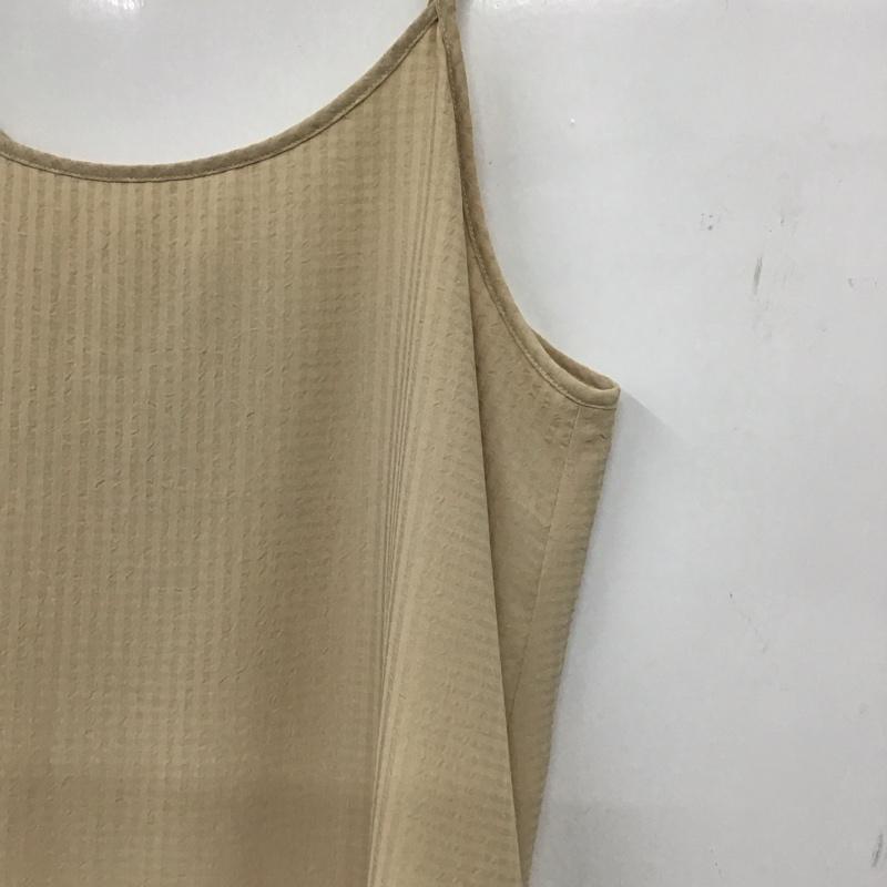 アルシーヴ archives ワンピース ロングスカート キャミワンピース フレアスカート ノースリーブワンピース M ストライプ ベージュ / ベージュ / beige レディース USED 古着 中古 10157391