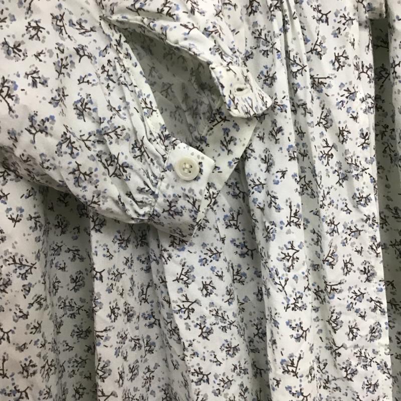 ローリーズファーム LOWRYS FARM カーディガン 長袖 長袖カーディガン ロングカーディガン FREE プリント 白 / ホワイト / white レディース USED 古着 中古 10157392