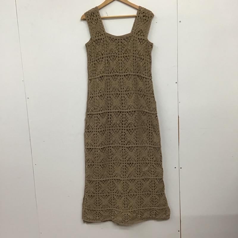 バブ Bab ワンピース ロングスカート ノースリーブワンピース タイトワンピース M  ベージュ / ベージュ / beige レディース USED 古着 中古 10157395