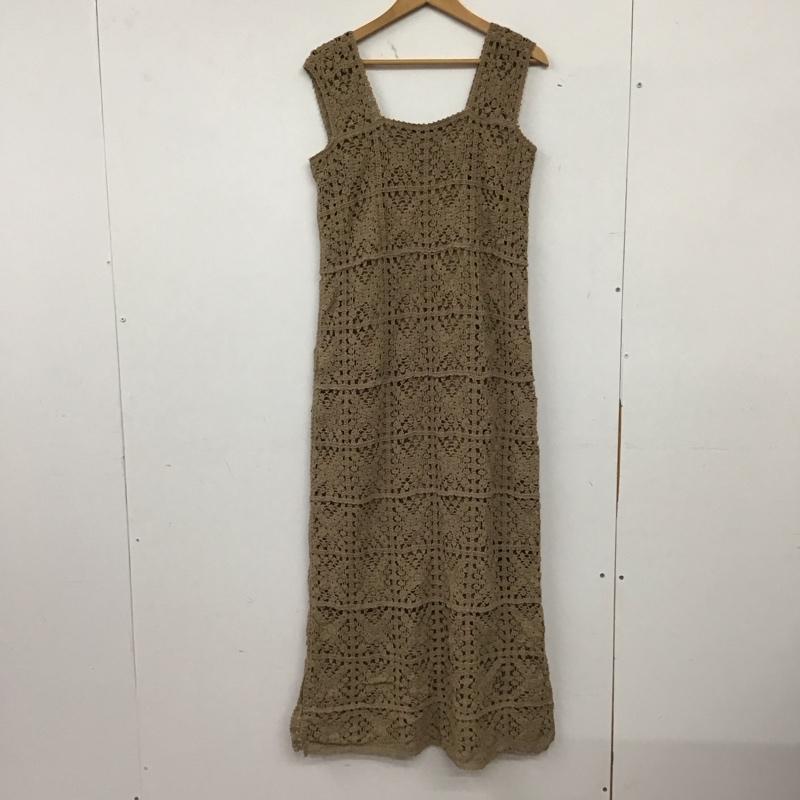 バブ Bab ワンピース ロングスカート ノースリーブワンピース タイトワンピース M  ベージュ / ベージュ / beige レディース USED 古着 中古 10157395