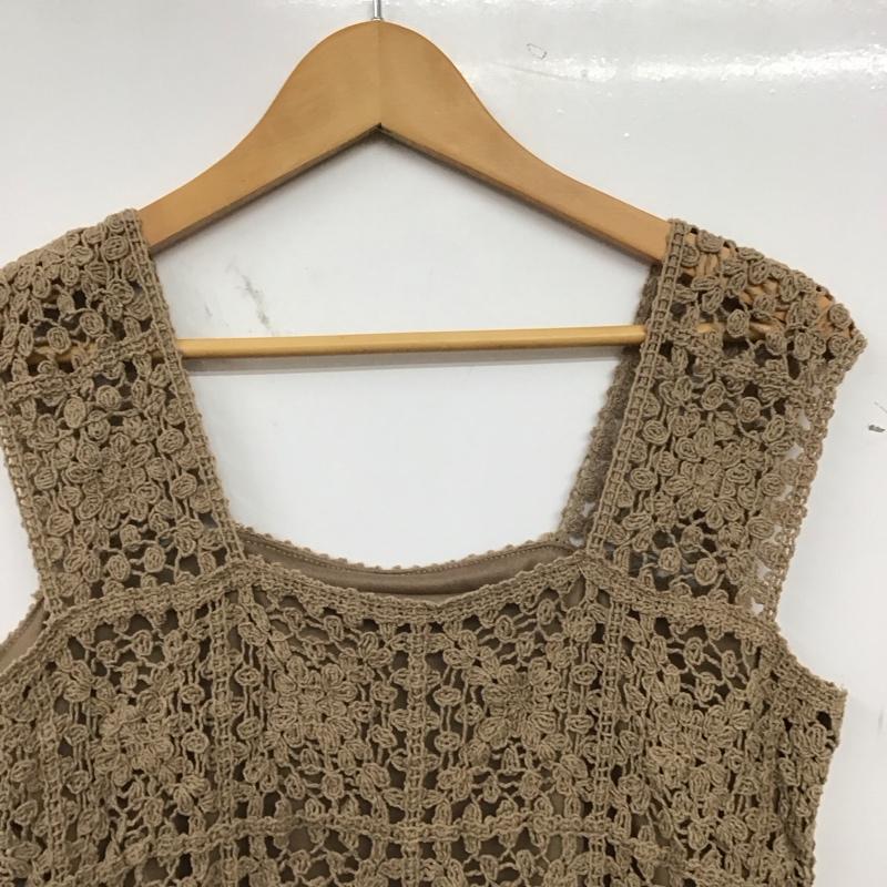 バブ Bab ワンピース ロングスカート ノースリーブワンピース タイトワンピース M  ベージュ / ベージュ / beige レディース USED 古着 中古 10157395