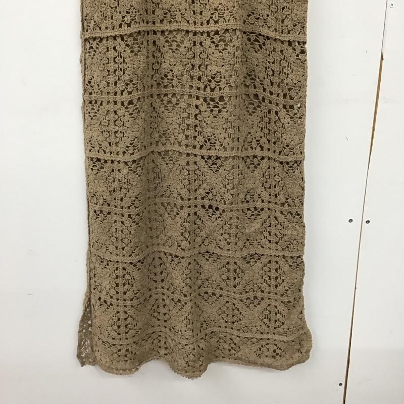 バブ Bab ワンピース ロングスカート ノースリーブワンピース タイトワンピース M  ベージュ / ベージュ / beige レディース USED 古着 中古 10157395