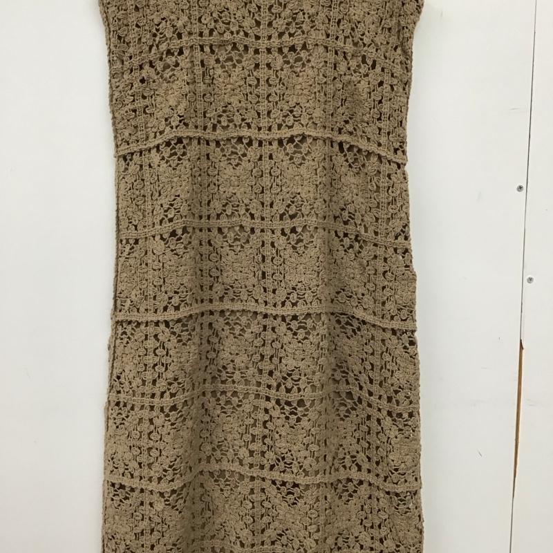 バブ Bab ワンピース ロングスカート ノースリーブワンピース タイトワンピース M  ベージュ / ベージュ / beige レディース USED 古着 中古 10157395