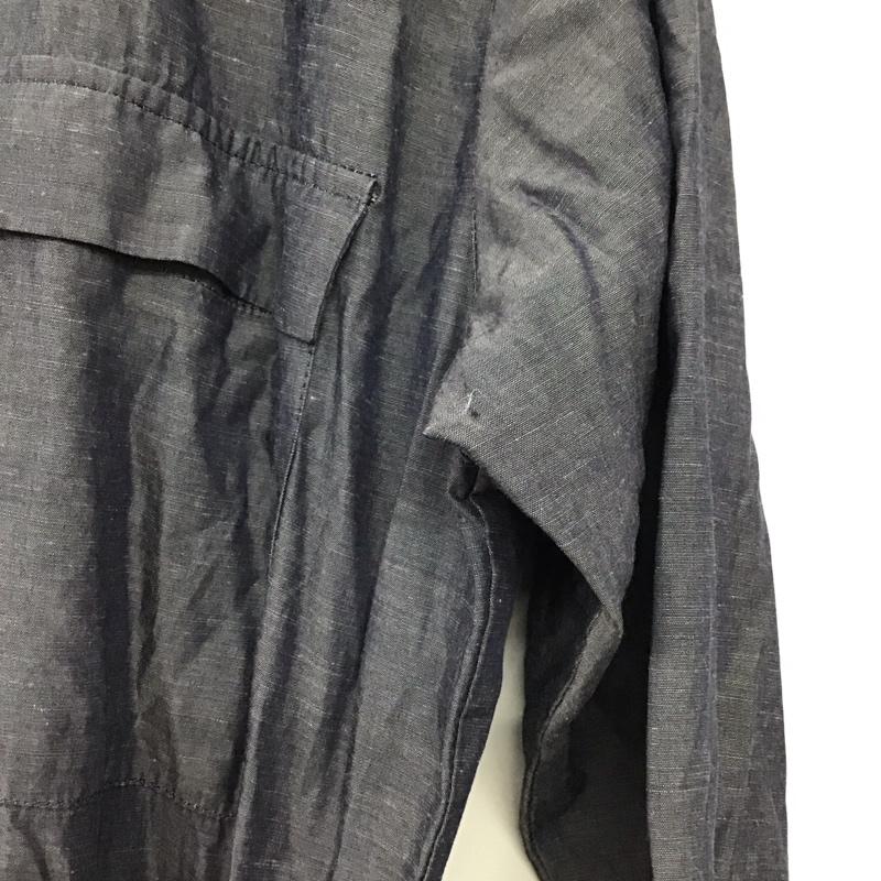 ユナイテッドアローズグリーンレーベルリラクシング UNITED ARROWS green label relaxing ワンピース ロングスカート 長袖シャツワンピース フロントボタン ロングワンピース 36 無地 インディゴ / インディゴ / Indigo レディース USED 古着 中古 10157401