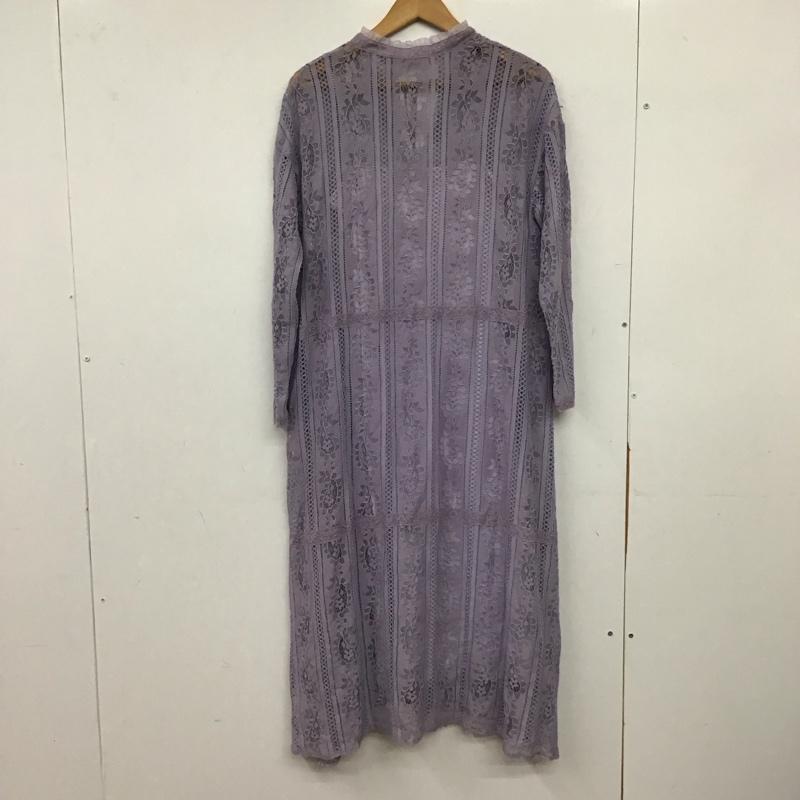 ジルスチュアート JILLSTUART ワンピース ロングスカート 長袖ロングワンピース フレアスカート 2  紫 / パープル / purple レディース USED 古着 中古 10157405