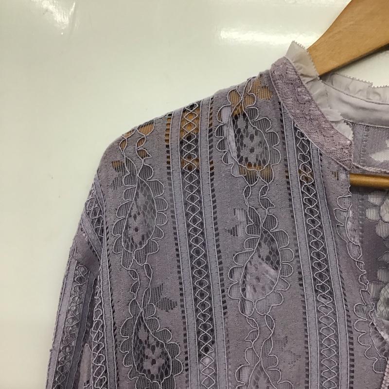 ジルスチュアート JILLSTUART ワンピース ロングスカート 長袖ロングワンピース フレアスカート 2  紫 / パープル / purple レディース USED 古着 中古 10157405