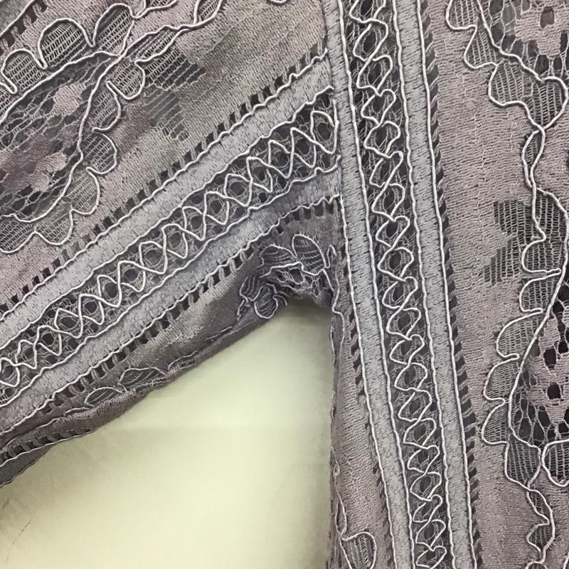 ジルスチュアート JILLSTUART ワンピース ロングスカート 長袖ロングワンピース フレアスカート 2  紫 / パープル / purple レディース USED 古着 中古 10157405