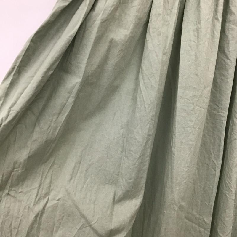 フリークスストア FREAK S STORE ワンピース ロングスカート ロングワンピース ノースリーブワンピース フレアスカート S 無地 カーキ / カーキ / khaki レディース USED 古着 中古 10157407