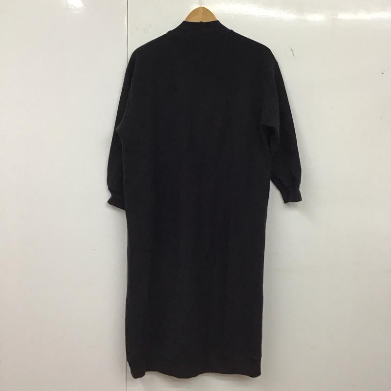 チャムス CHUMS ワンピース ロングスカート スウェットワンピース ロングワンピース M 無地 黒 / ブラック / black レディース USED 古着 中古 10157408