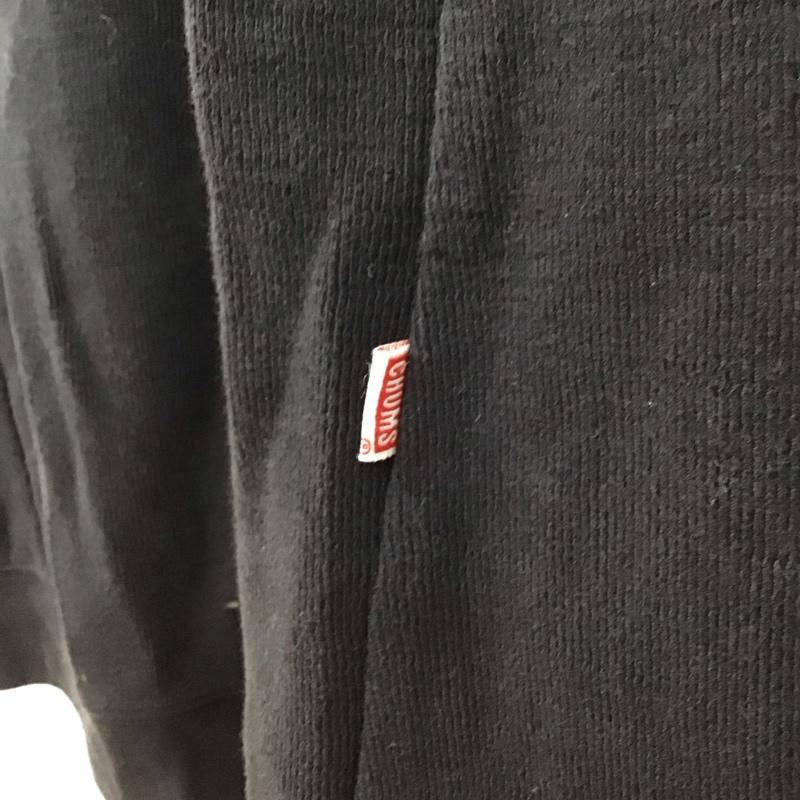 チャムス CHUMS ワンピース ロングスカート スウェットワンピース ロングワンピース M 無地 黒 / ブラック / black レディース USED 古着 中古 10157408