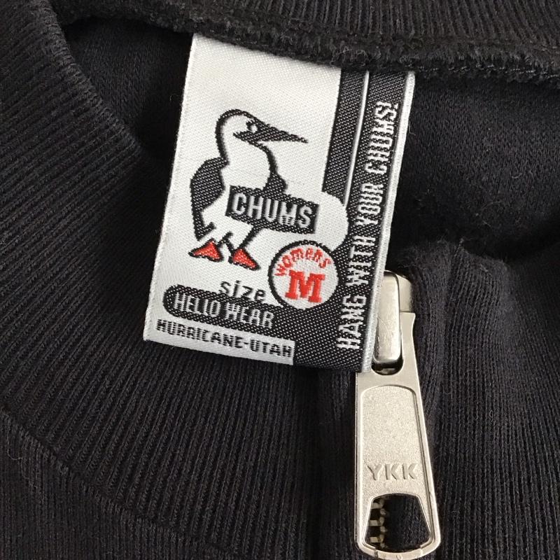 チャムス CHUMS ワンピース ロングスカート スウェットワンピース ロングワンピース M 無地 黒 / ブラック / black レディース USED 古着 中古 10157408