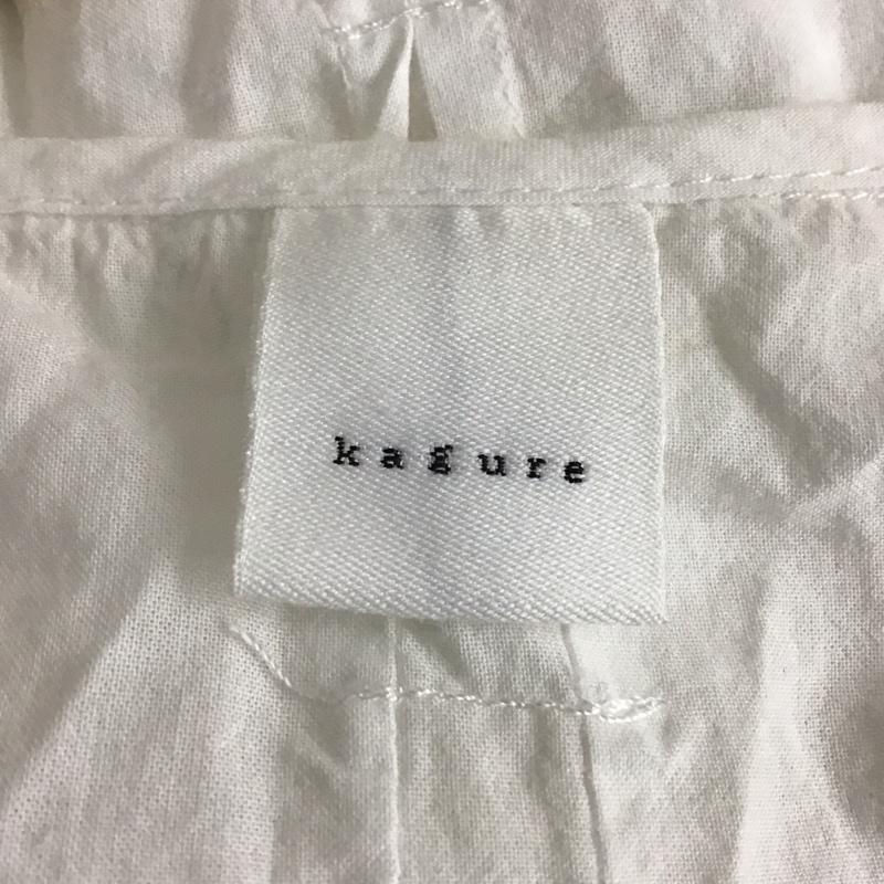 カグレ かぐれ ワンピース ロングスカート 長袖ロングワンピース フロントボタン FREE 無地 白 / ホワイト / white レディース USED 古着 中古 10157411