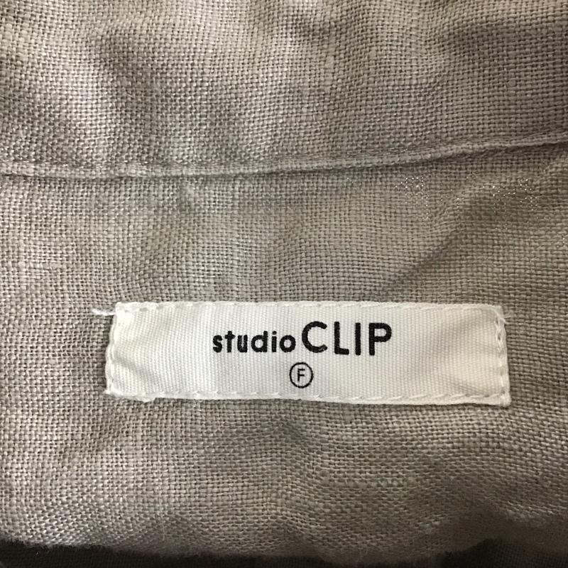 スタディオクリップ studio CLIP ワンピース ロングスカート 長袖ロングワンピース シャツワンピース FREE 無地 茶 / ブラウン / brown レディース USED 古着 中古 10157412