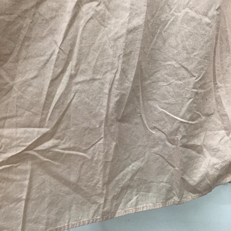 ナチュラルビューティーベーシック NATURAL BEAUTY BASIC ワンピース ロングスカート 半袖シャツワンピース フレアスカート S 無地 桃 / ピンク / pink レディース USED 古着 中古 10157413