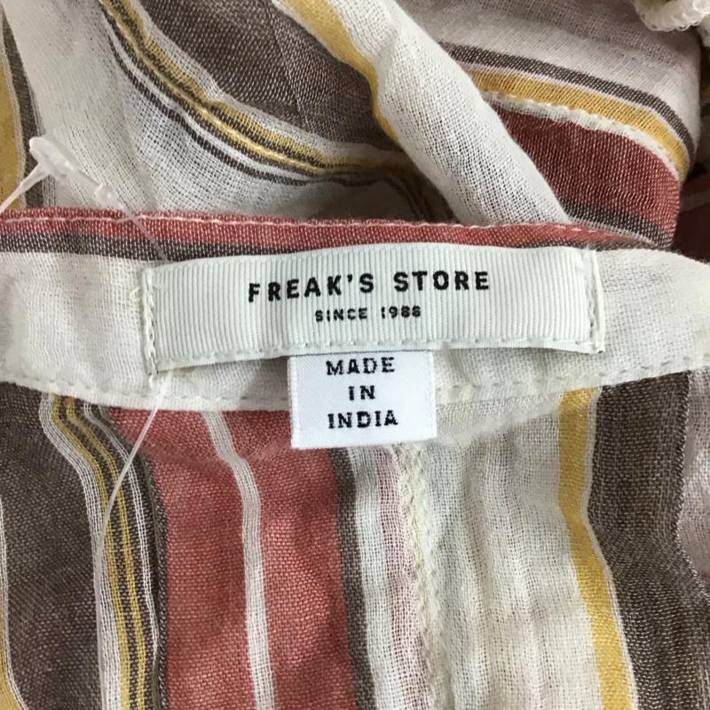 フリークスストア FREAK S STORE ワンピース ロングスカート ノースリーブシャツワンピース ヘンリーネック FREE ストライプ マルチカラー / マルチカラー / multicolor レディース USED 古着 中古 10157420