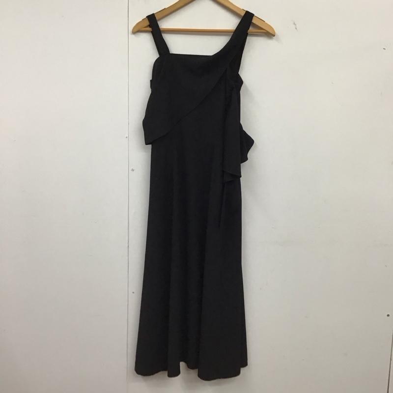 エモダ EMODA ワンピース ロングスカート ノースリーブロングワンピース フレアスカート FREE 無地 黒 / ブラック / black レディース USED 古着 中古 10157426