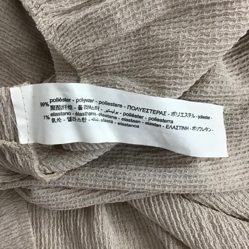 ザラ ZARA ワンピース ロングスカート 半袖ロングワンピース フレアスカート Vネック M 無地 アイボリー / アイボリー / レディース USED 古着 中古 10157427