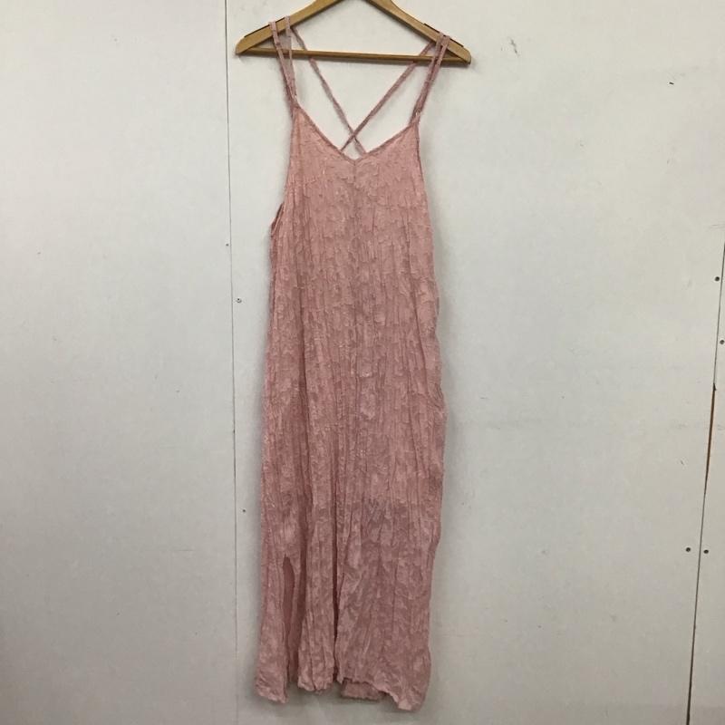 レイカズン Ray Cassin ワンピース ロングスカート ノースリーブロングワンピース フレアスカート FREE  桃 / ピンク / pink レディース USED 古着 中古 10157433