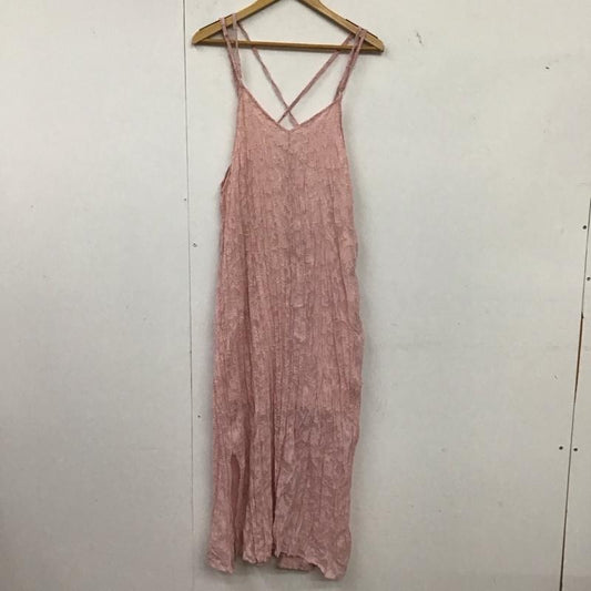 レイカズン Ray Cassin ワンピース ロングスカート ノースリーブロングワンピース フレアスカート FREE  桃 / ピンク / pink レディース USED 古着 中古 10157433