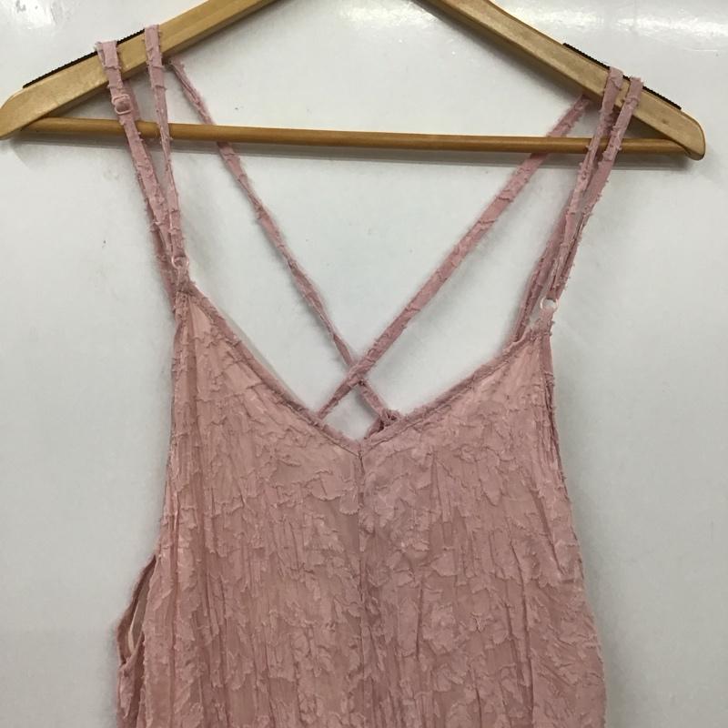 レイカズン Ray Cassin ワンピース ロングスカート ノースリーブロングワンピース フレアスカート FREE  桃 / ピンク / pink レディース USED 古着 中古 10157433