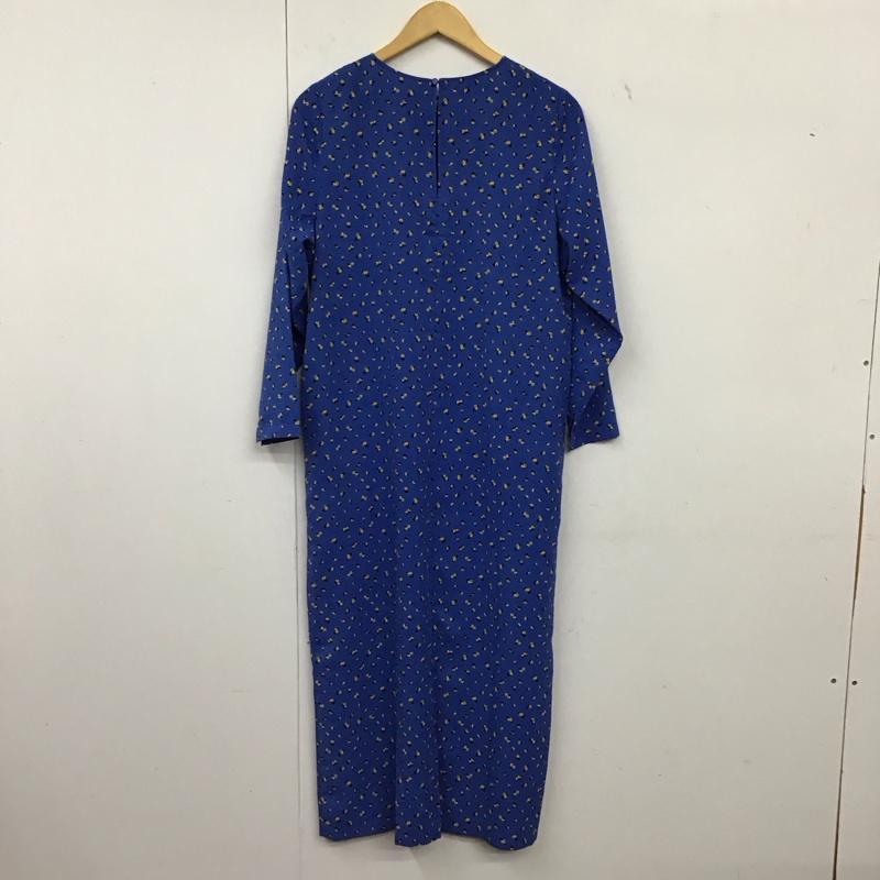 フリークスストア FREAK S STORE ワンピース ロングスカート 長袖ロングワンピース FREE プリント 青 / ブルー / blue レディース USED 古着 中古 10157434