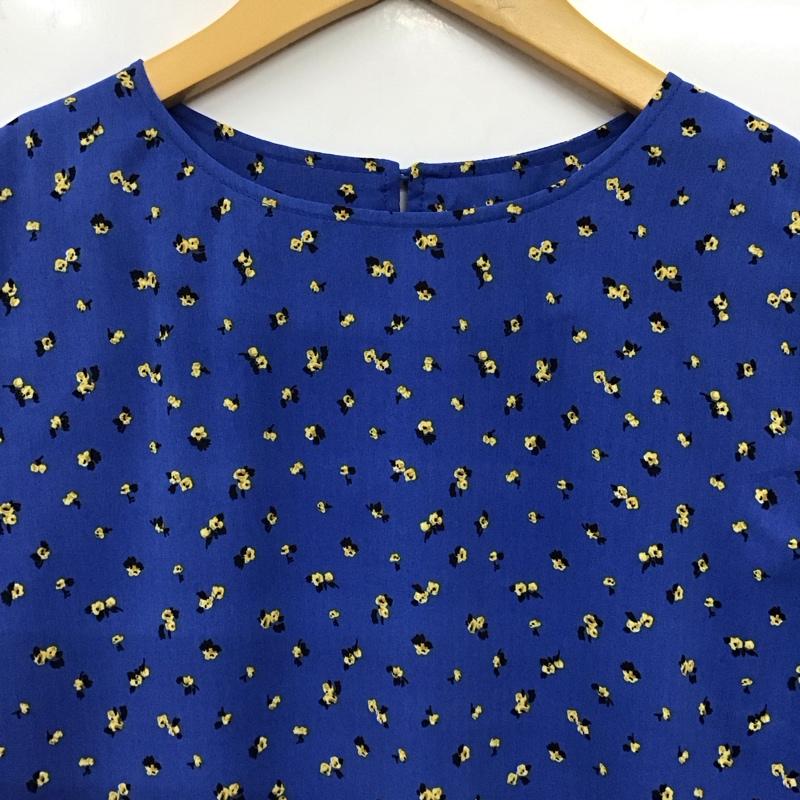 フリークスストア FREAK S STORE ワンピース ロングスカート 長袖ロングワンピース FREE プリント 青 / ブルー / blue レディース USED 古着 中古 10157434