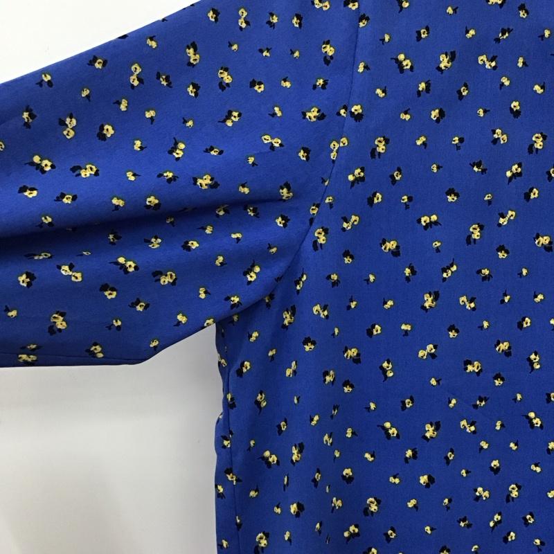 フリークスストア FREAK S STORE ワンピース ロングスカート 長袖ロングワンピース FREE プリント 青 / ブルー / blue レディース USED 古着 中古 10157434