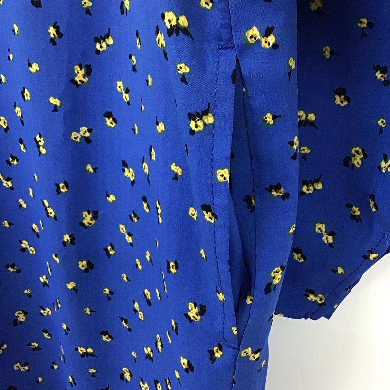 フリークスストア FREAK S STORE ワンピース ロングスカート 長袖ロングワンピース FREE プリント 青 / ブルー / blue レディース USED 古着 中古 10157434