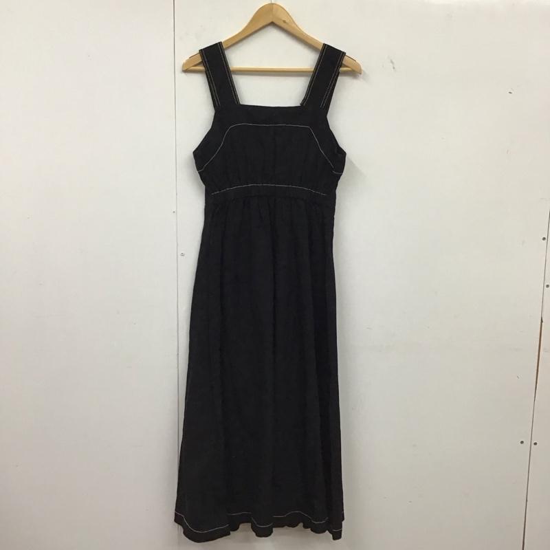 オリーブデオリーブ OLIVE des OLIVE ワンピース ロングスカート ノースリーブロングワンピース タイトスカート FREE 無地 黒 / ブラック / black レディース USED 古着 中古 10157438