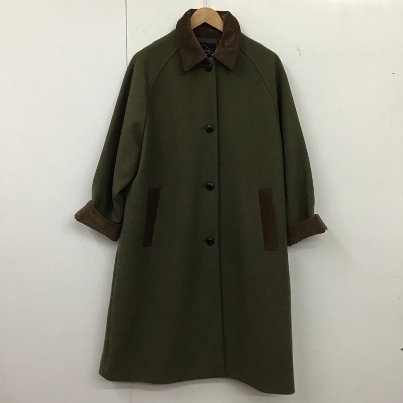 レイジブルー RAGEBLUE コート コート一般 ロングコート カラージャケット アウター FREE 無地 カーキ / カーキ / khaki レディース USED 古着 中古 10157440