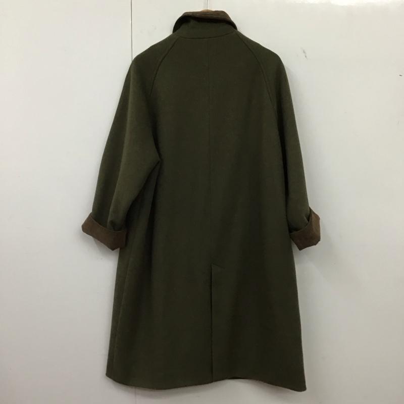 レイジブルー RAGEBLUE コート コート一般 ロングコート カラージャケット アウター FREE 無地 カーキ / カーキ / khaki レディース USED 古着 中古 10157440