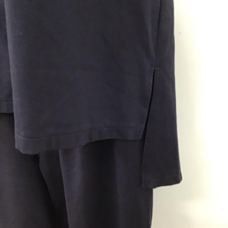 プラステ PLST セットアップ セットアップ セットアップ カットソー カジュアルパンツ 2点セット L 無地 紺 / ネイビー / navy レディース USED 古着 中古 10157441