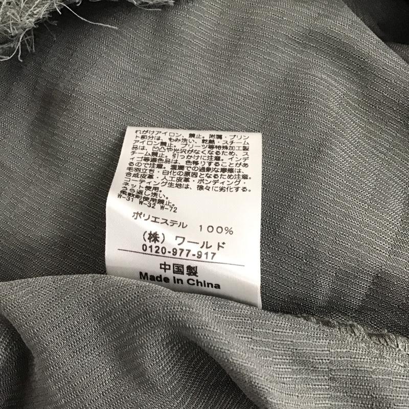 オペークドットクリップ OPAQUE.CLIP ニット、セーター 長袖 長袖ニットカットソー クルーネック セーター 38 無地 灰 / グレー / gray レディース USED 古着 中古 10157445