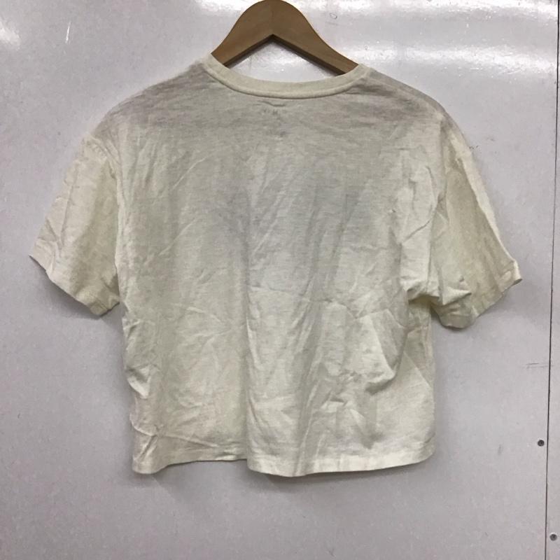 ポロラルフローレン POLO RALPH LAUREN Tシャツ 半袖 半袖カットソー プリントTシャツ クルーネックカットソー S ロゴ、文字 アイボリー / アイボリー / レディース USED 古着 中古 10157448