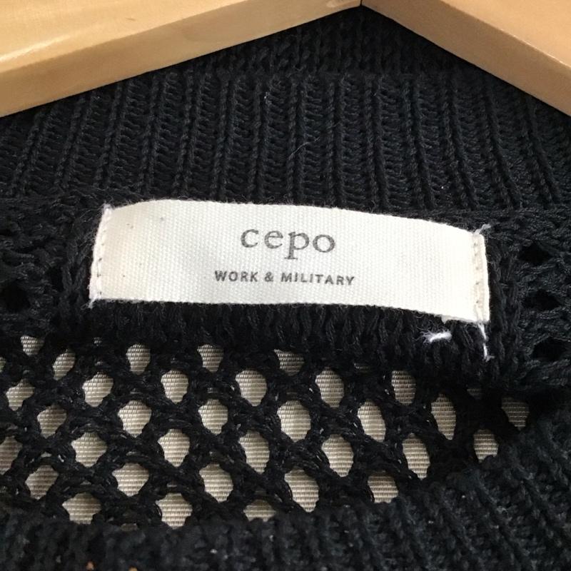 セポ cepo カットソー 半袖 半袖カットソー 無地Tシャツ クルーネックカットソー M 無地 黒 / ブラック / black レディース USED 古着 中古 10157450