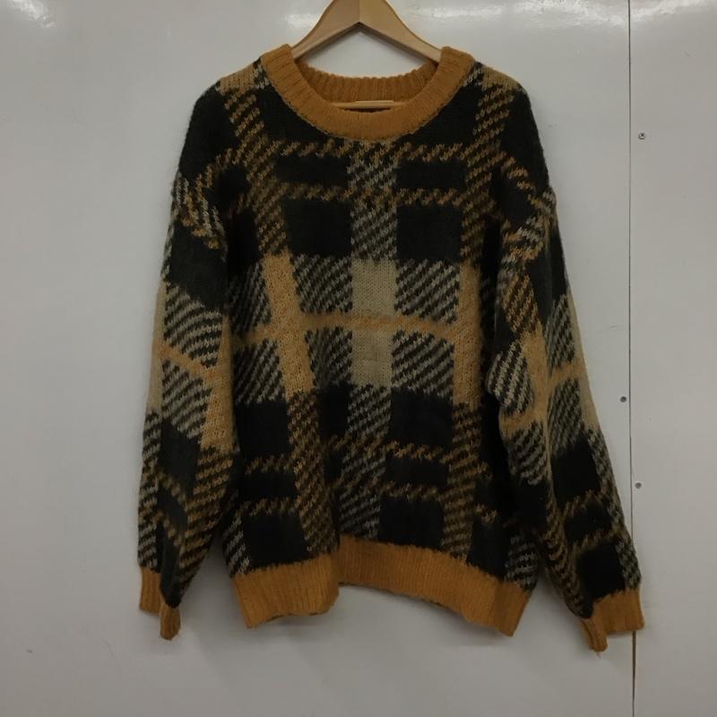 フリークスストア FREAK S STORE ニット、セーター 長袖 長袖ニットカットソー クルーネック セーター FREE プリント マルチカラー / マルチカラー / multicolor レディース USED 古着 中古 10157452