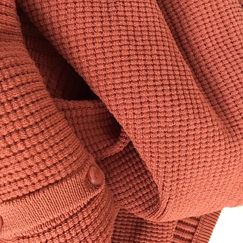 アルシーヴ archives カーディガン 長袖 M 無地 茶 / ブラウン / brown レディース USED 古着 中古 10157454