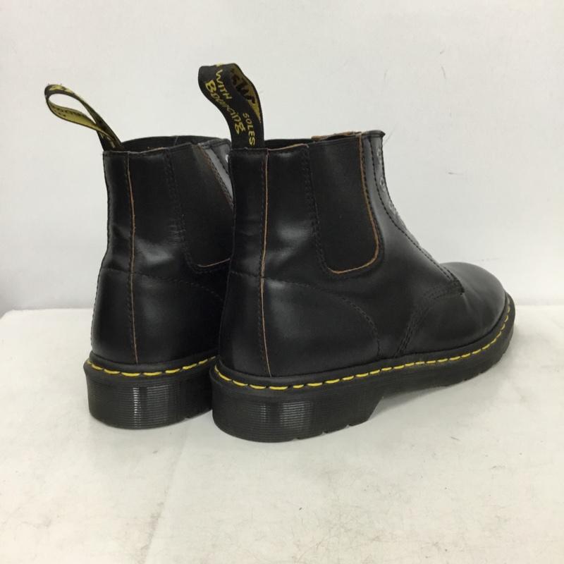 ドクターマーチン Dr.Martens ブーツ ショートブーツ 101GST フロントジップ サイドゴア フロントファスナー UK7 箱有 US：8 無地 黒 / ブラック / black メンズ USED 古着 中古 10157456