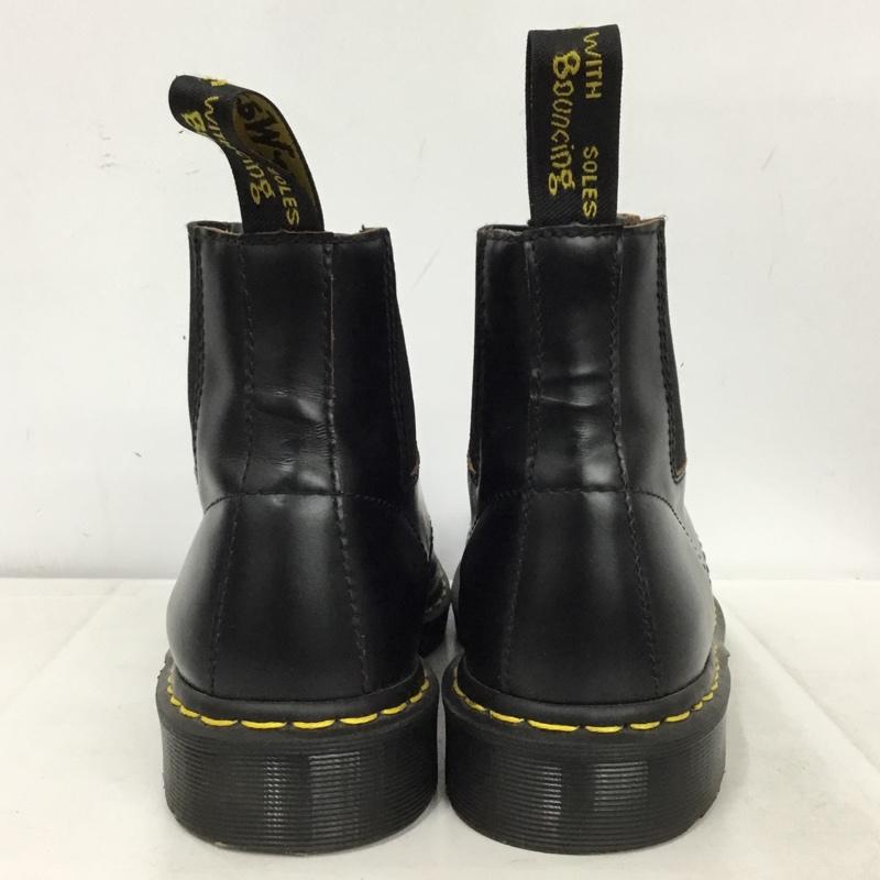 ドクターマーチン Dr.Martens ブーツ ショートブーツ 101GST フロントジップ サイドゴア フロントファスナー UK7 箱有 US：8 無地 黒 / ブラック / black メンズ USED 古着 中古 10157456
