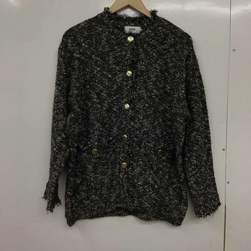 アズールバイマウジー AZUL BY MOUSSY カーディガン 長袖 250IAB70-0531 ツイードライクニットカーディガン M  マルチカラー / マルチカラー / multicolor レディース USED 古着 中古 10157459